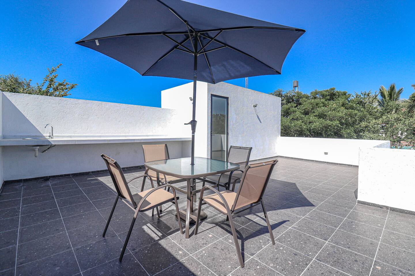 Terraza — casa con alberca en Cuernavaca para fin de semana