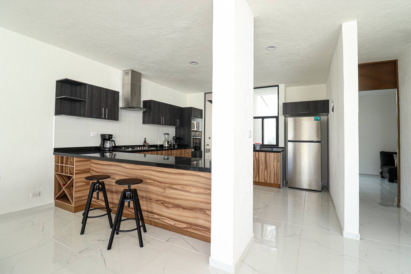 Cocina — casa con alberca en Cuernavaca para fin de semana