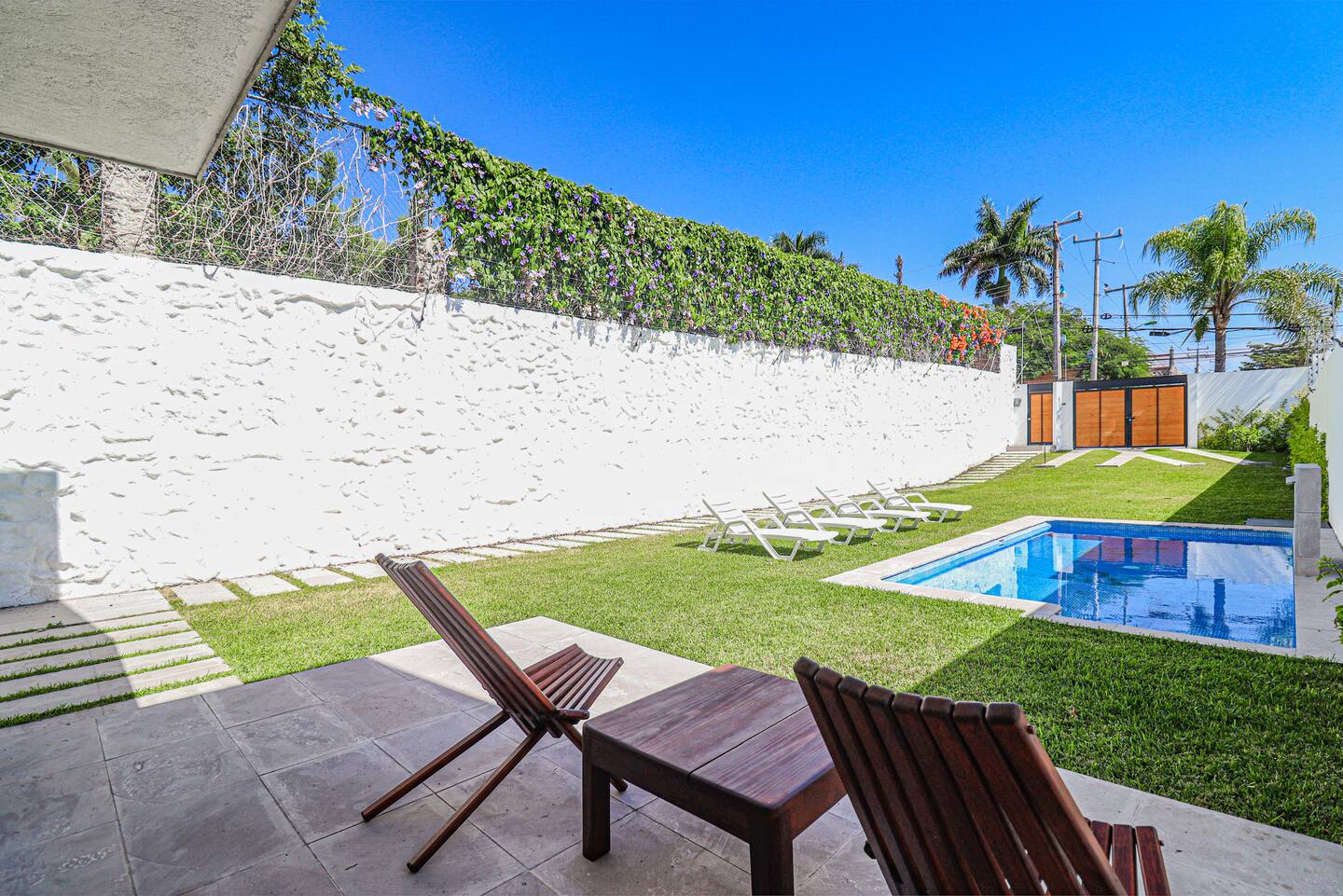 Alberca y exteriores — casa con alberca en Cuernavaca para fin de semana