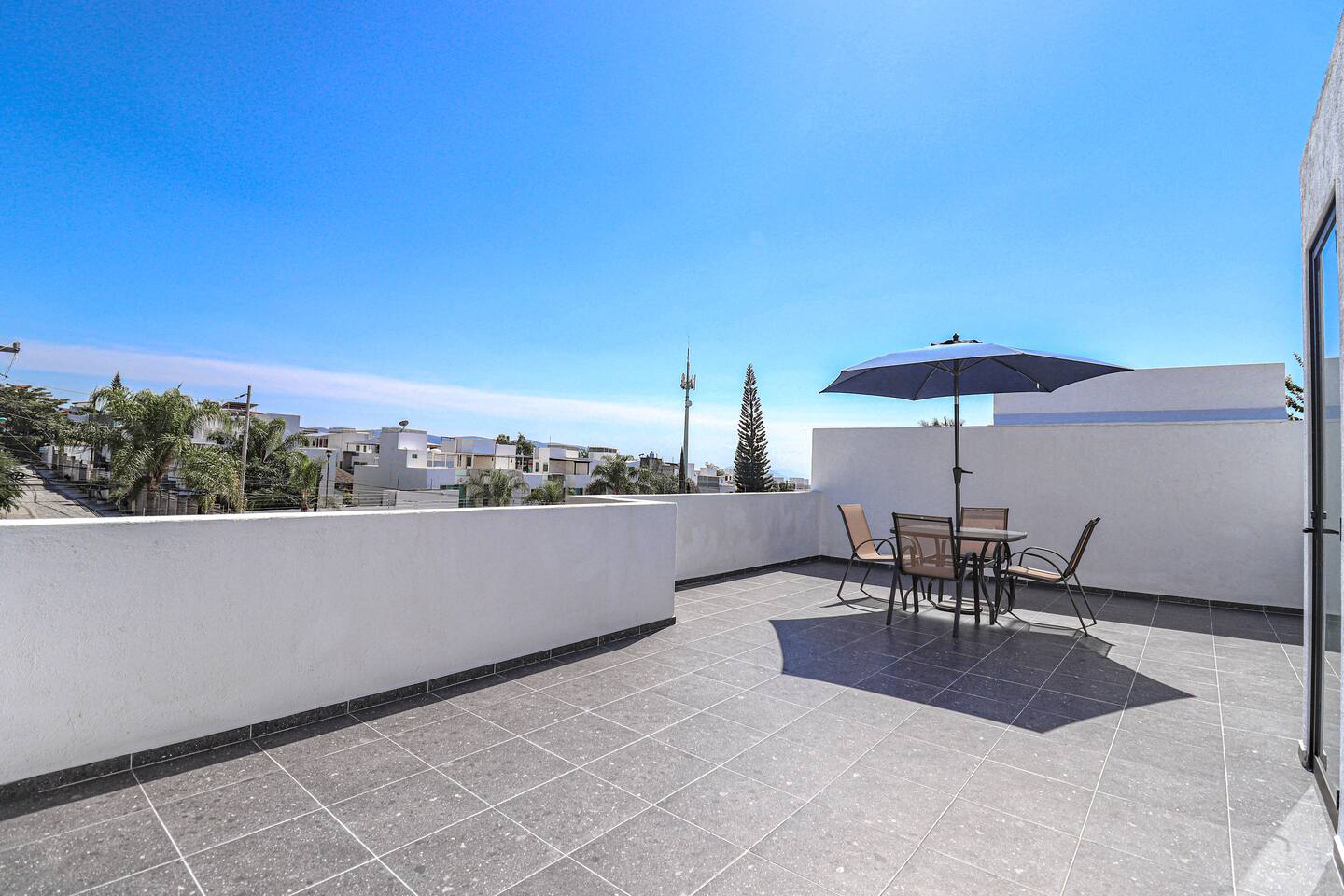Terraza — casa con alberca en Cuernavaca para fin de semana